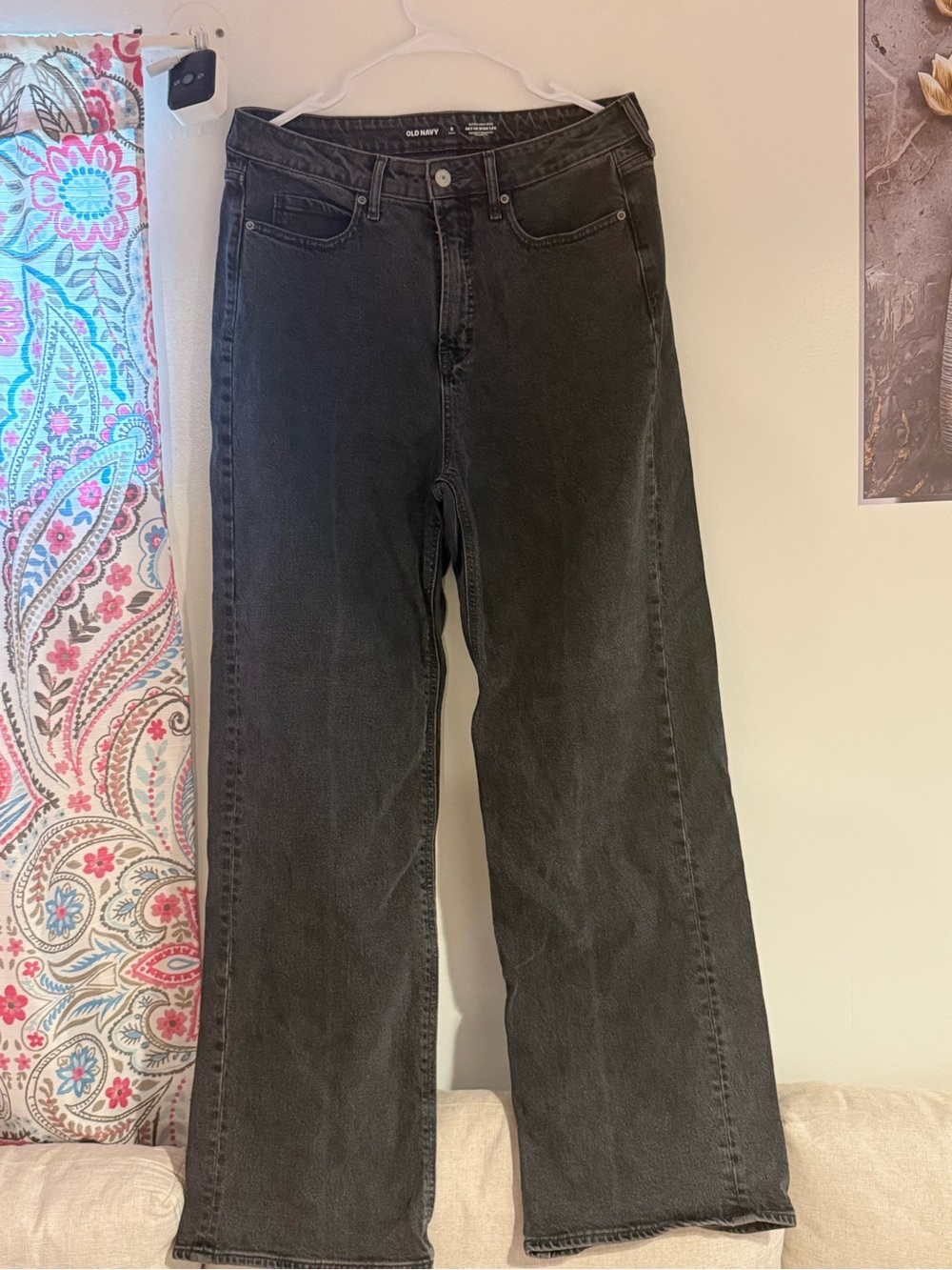 Old Navy Women’s Dark Charcoal Straight Jeans